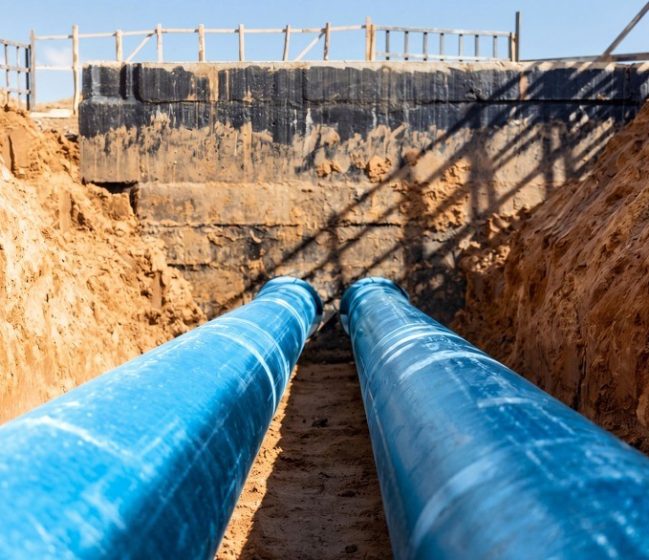línea de agua potable en Iztapalapa